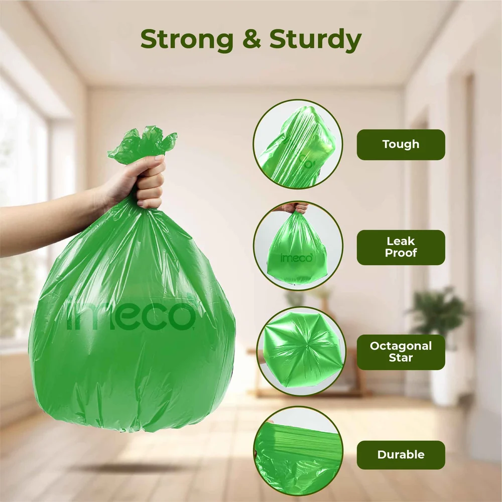 Leakproof Garbage Bags with Drawstring - Image 3