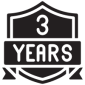 3 Years Limited Warranty